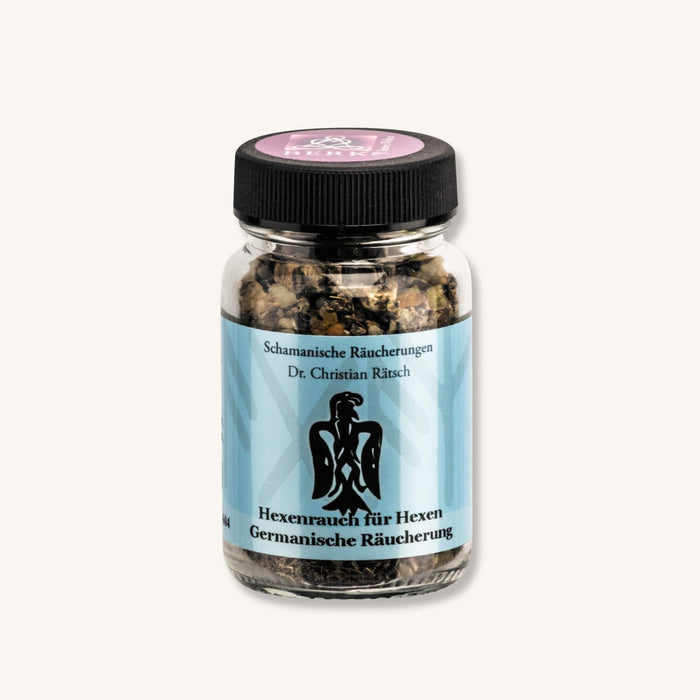 Hexenrauch fuer Hexen germanische Raeuchermischung im Glas, 60 ml