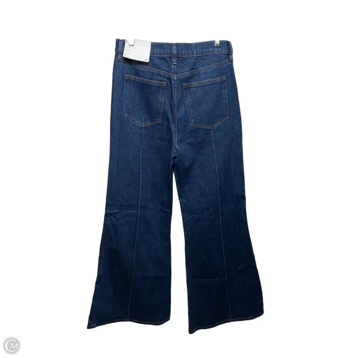 High Rise Jeans Super Flared By Loft In Blue Denim, Size: 6/28