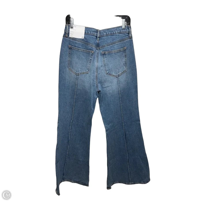 High Rise Jeans Super Flared By Loft In Blue Denim, Size: 6/28