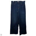 High Rise Wide Leg Jeans By Crown And Ivy In Blue Denim, Size: 10