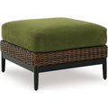 Horizon Hall Outdoor Ottoman with Cushion