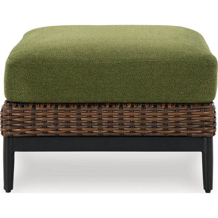 Horizon Hall Outdoor Ottoman with Cushion