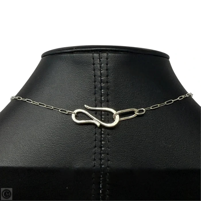 Horizontal Bar & Ball Pendant Necklace