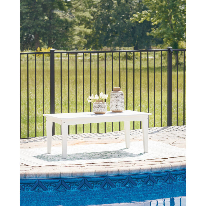 Hyland Wave Outdoor Rectangle Cocktail Table