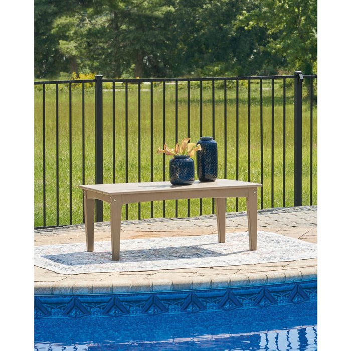 Hyland Wave Outdoor Rectangle Cocktail Table