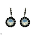 Iridescent Stone Dangle Earrings
