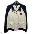 Jacket By Lauren Ralph Lauren Active In Black & Cream, Size: XL