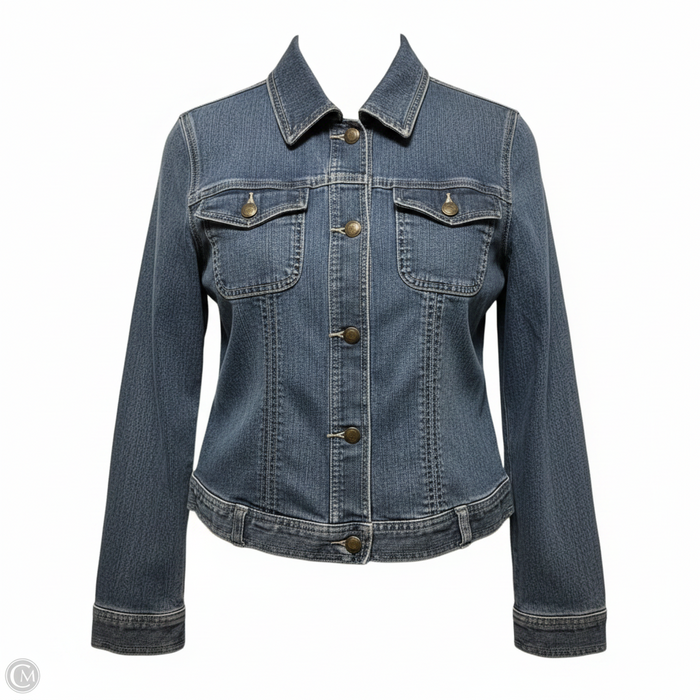 Jacket Denim By Skyes The Limit In Blue Denim, Size: S