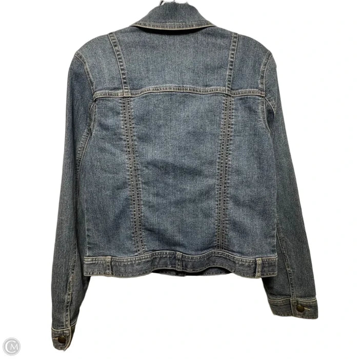 Jacket Denim By Skyes The Limit In Blue Denim, Size: S