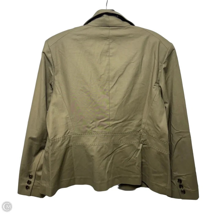 Jacket Designer By Lafayette 148 In Green, Size: 16p