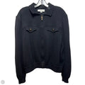 Jacket Luxury Designer By St John Collection In Black, Size: L
