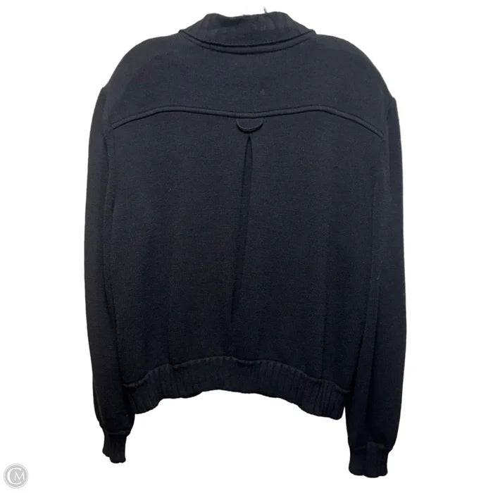 Jacket Luxury Designer By St John Collection In Black, Size: L
