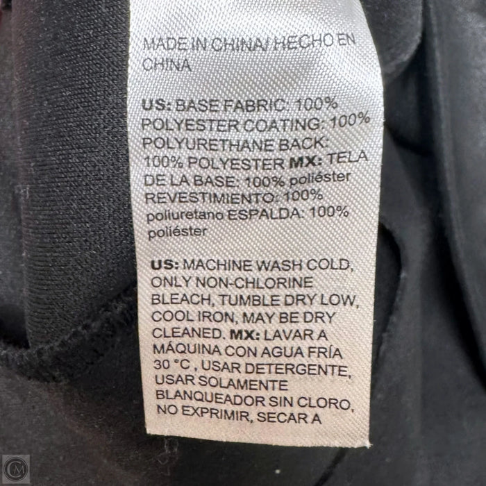 Jacket Moto By Chicos In Black, Size: 10