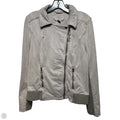 Jacket Moto By Marrakech In Grey, Size: S