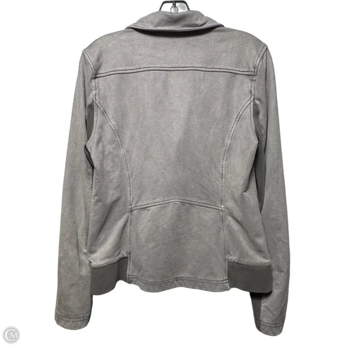Jacket Moto By Marrakech In Grey, Size: S