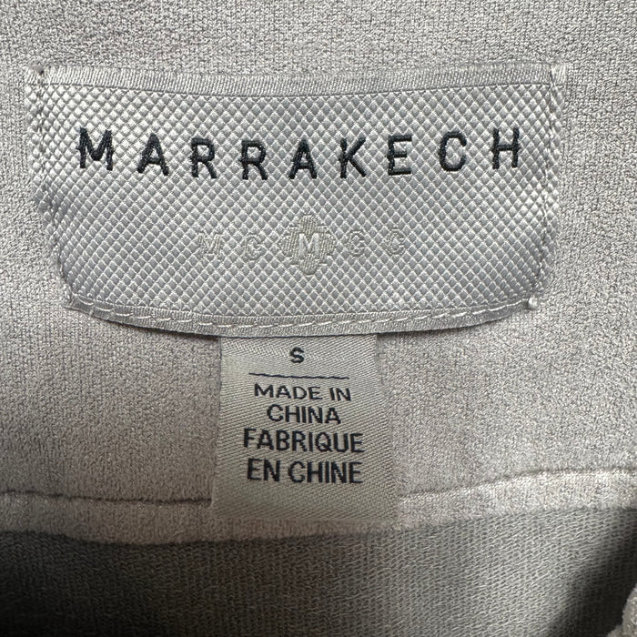 Jacket Moto By Marrakech In Grey, Size: S