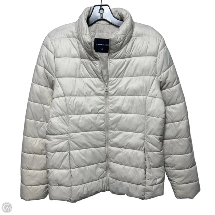 Jacket Puffer & Quilted By Waikiki Classic In Cream, Size: M (40)