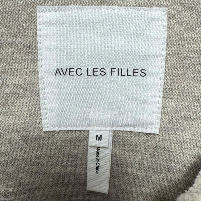 Jacket Shirt By Avec Les Filles In Cream, Size: M