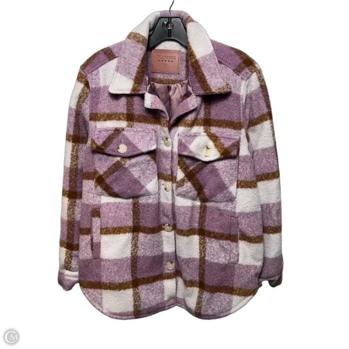 Jacket Shirt By Blanknyc In Plaid Pattern, Size: S