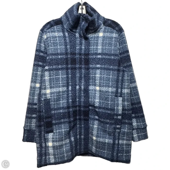 Jacket Shirt By Lands End In Plaid Pattern, Size: Mp