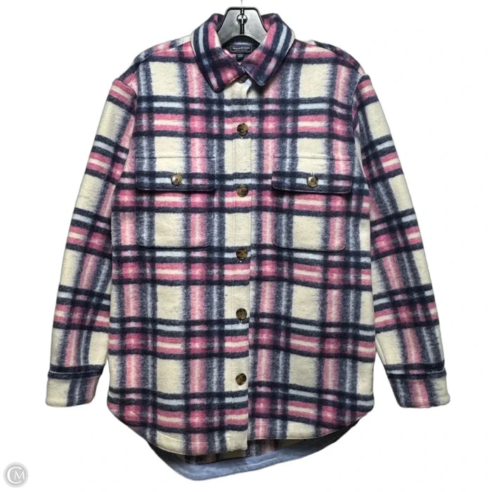 Jacket Shirt By Vineyard Vines In Plaid Pattern, Size: Xxs