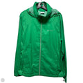 Jacket Windbreaker By Columbia In Green, Size: L