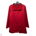 Jacket Windbreaker By Eileen Fisher In Red, Size: M