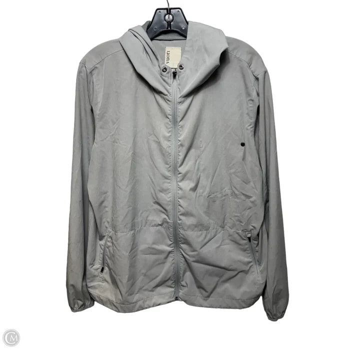 Jacket Windbreaker By Vuori In Grey, Size: Xl