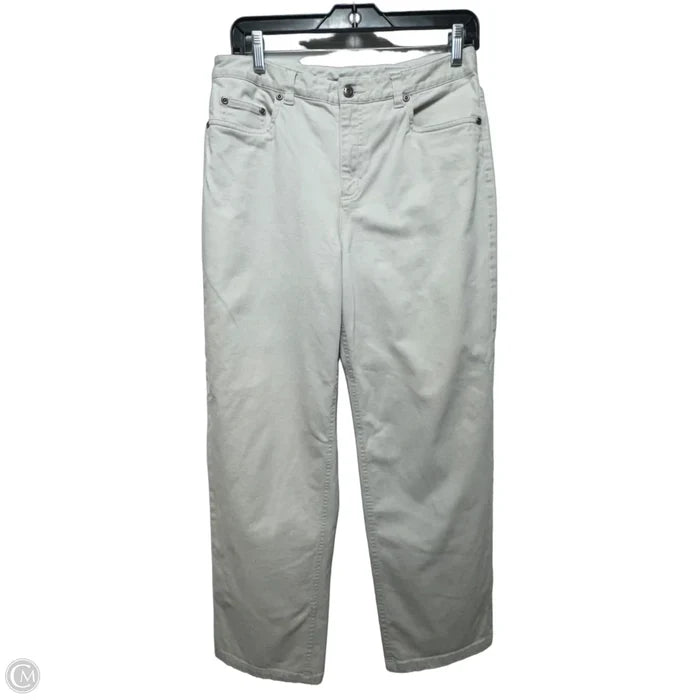 Jeans Boyfriend By Talbots In Grey, Size: 8