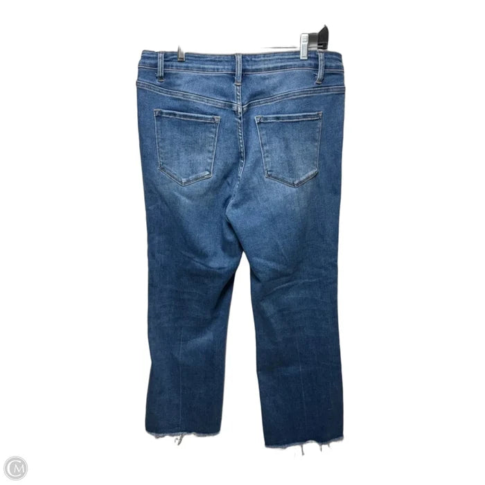 Jeans Boyfriend By Vervet In Blue Denim, Size: 14/32