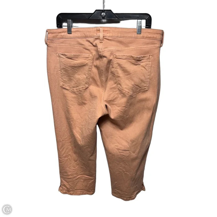 Jeans Cropped By Not Your Daughters Jeans In Orange, Size: 12