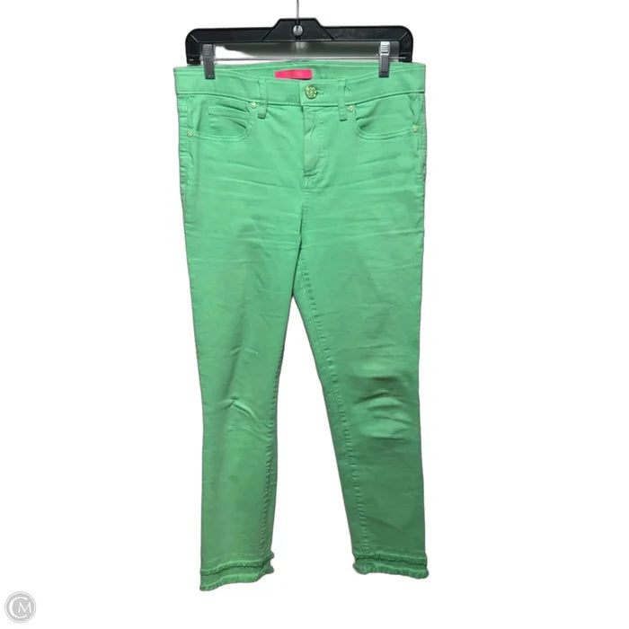 Jeans Designer By Lilly Pulitzer In Green Denim, Size: 8