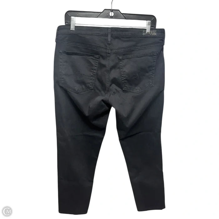 Jeans Skinny By Adriano Goldschmied In Black, Size: 31 petite