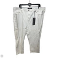 Jeans Soft Sky High Cropped By Torrid In Optic White, Size: 24