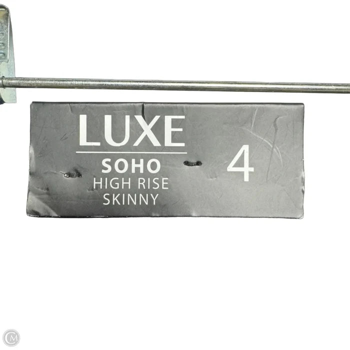 Jeans SoHo High Rise Skinny By Nicole Miller In Black, Size: 4
