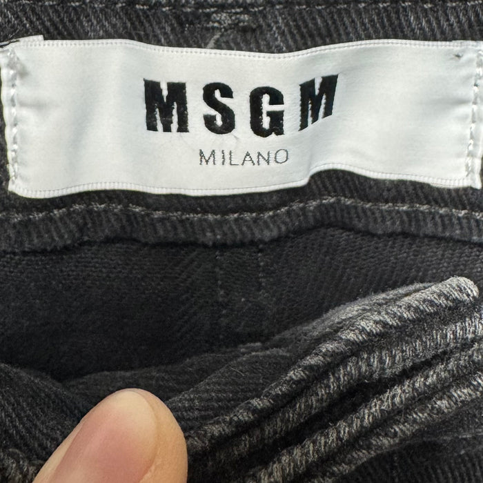 Jeans Straight By MSGM In Black, Size: M (40)