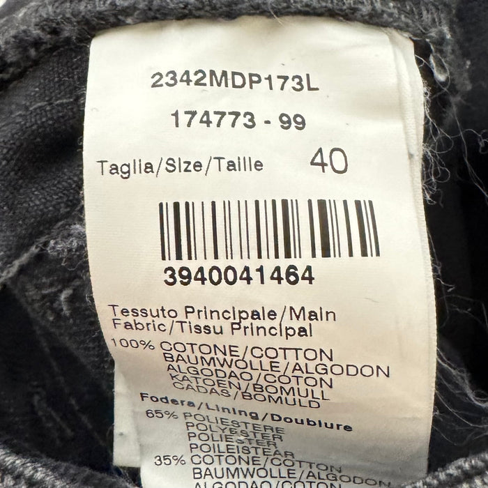 Jeans Straight By MSGM In Black, Size: M (40)