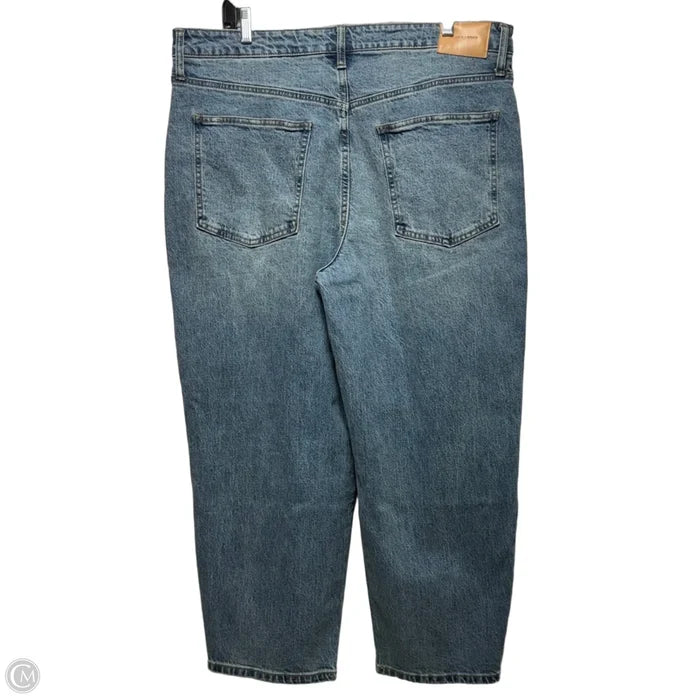 Jeans Wide Leg By Oliver Logan In Blue Denim, Size: 20