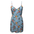 Jessa Smocked Back Dress Casual Short By Nine Britton In Floral Print, Size: L