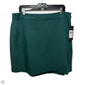 Jeweled Short Suit Skirt Designer By Karl Lagerfeld In Green, Size: 16