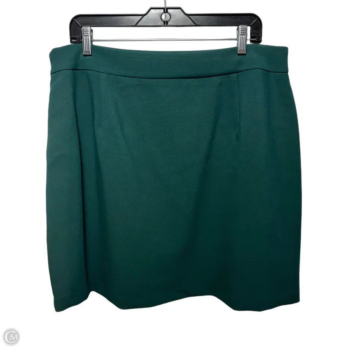 Jeweled Short Suit Skirt Designer By Karl Lagerfeld In Green, Size: 16