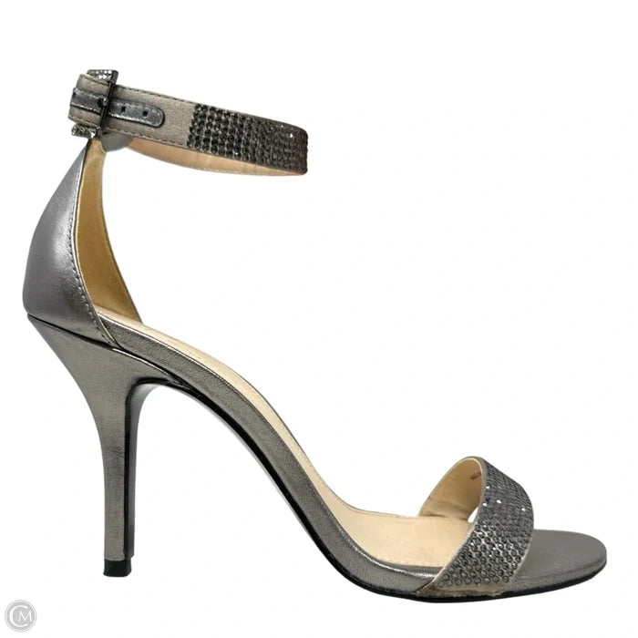 Kacey Evening Sandals By Pelle Moda In Pewter, Size: 7