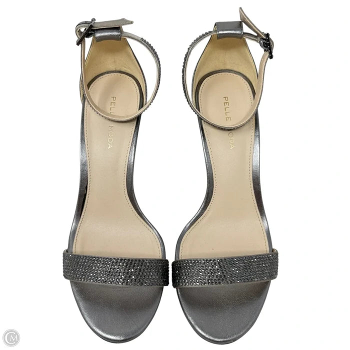 Kacey Evening Sandals By Pelle Moda In Pewter, Size: 7