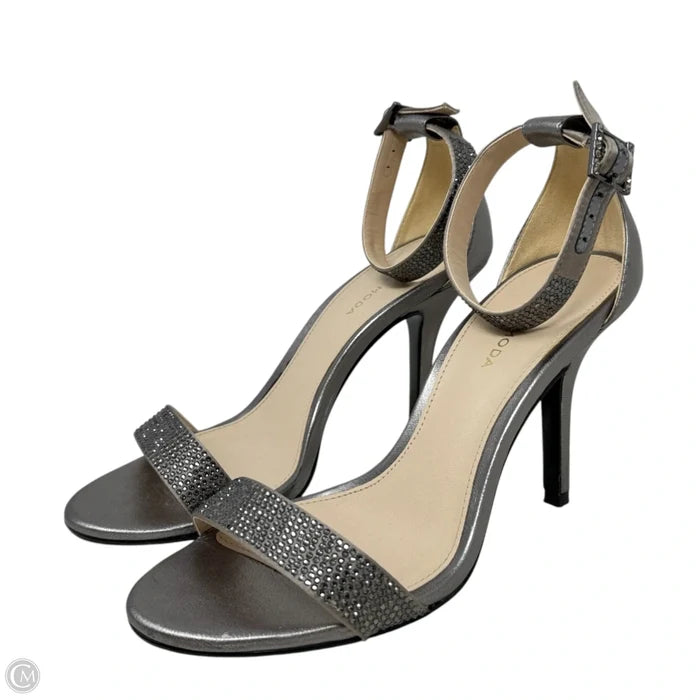 Kacey Evening Sandals By Pelle Moda In Pewter, Size: 7