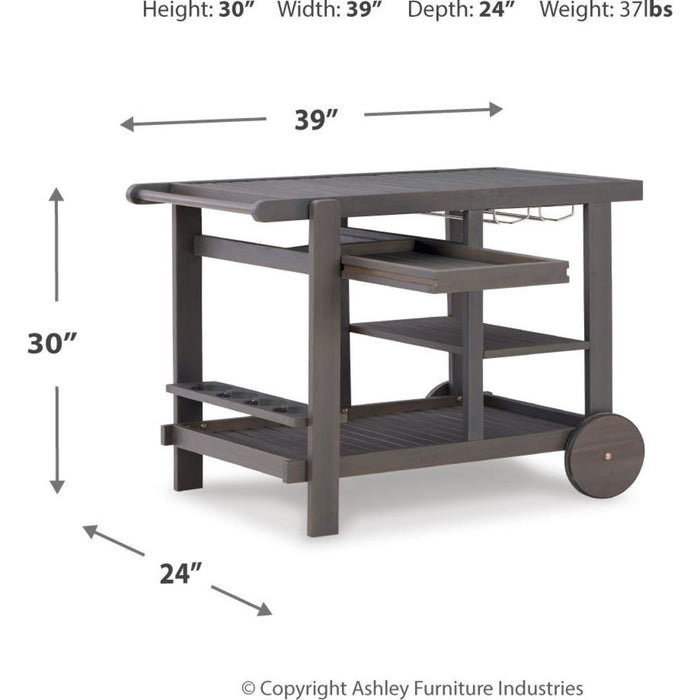 Kailani Outdoor Serving Cart