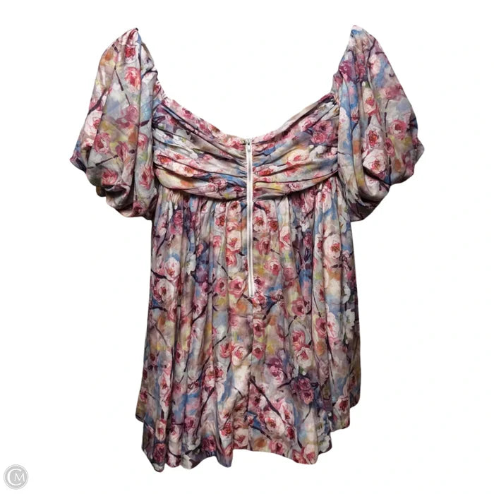 Kali Tuck Off Shoulder Mini Dress By Bardot In Floral Print, Size: XXL