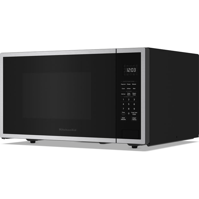 KitchenAid 1.6 CF Countertop Microwave with Auto Functions - PrintShield Stainless (YKMCS122SPS)