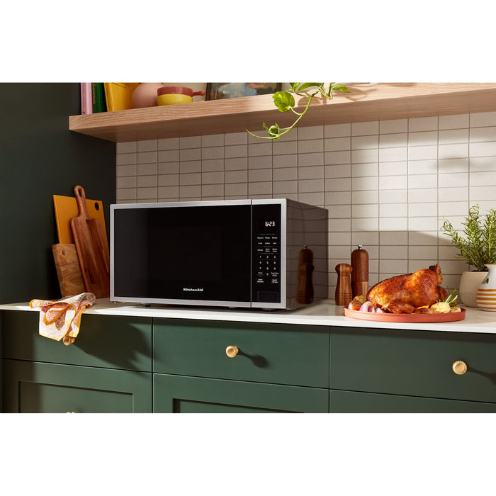 KitchenAid 1.6 CF Countertop Microwave with Auto Functions - PrintShield Stainless (YKMCS122SPS)