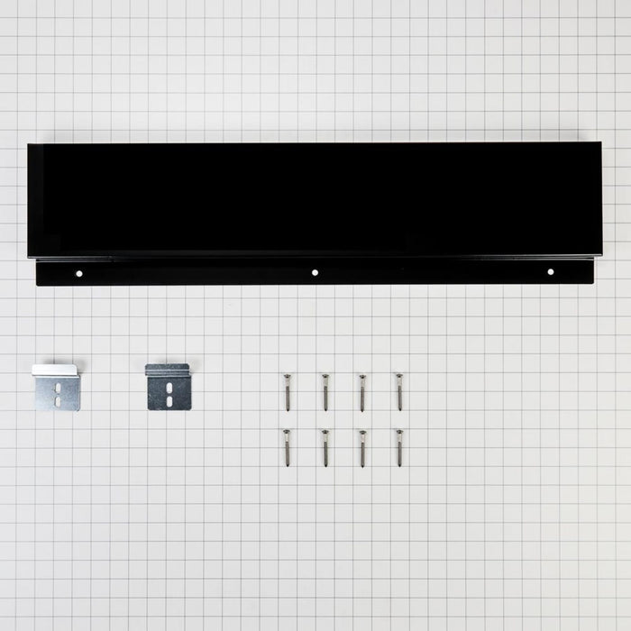 KitchenAid 6-Inch (15.2 cm) Slide-in Range Backsplash, Black -Black (W10655449)
