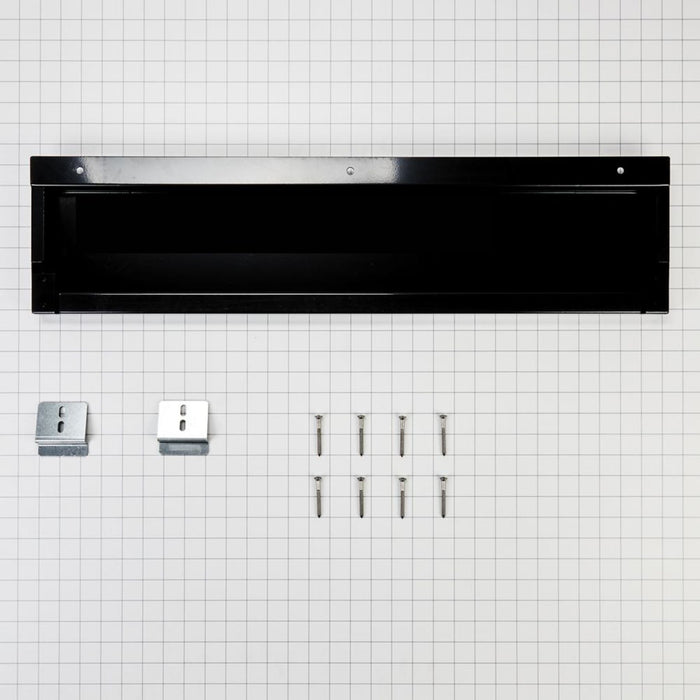 KitchenAid 6-Inch (15.2 cm) Slide-in Range Backsplash, Black -Black (W10655449)
